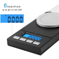 Pikkukuva 7 / 9: Digitaaliset Milligram-taskuvaa'at 0,001 g x 50 g, elektroniset punnitusvaa'at korujen kolikoiden uudelleenlataukseen ja keittiöön, minigrammavaaka kalibroimalla