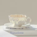 Miniatyrbilde 4 av 5: 300 ml kaffekopp og skålsett i keramikk, gavekopp, ettermiddagste, engroskopp