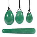Pikkukuva 2 / 8: Jade-munakivet, hierontakivet 4 kpl Kristallichakra