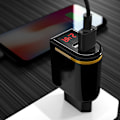 Miniatyrbilde 7 av 8: Dual Port Digital Display Lader Kreativ Universell USB Lading