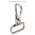 Miniatyrbillede 6 af 8: 5 stk. Snap Hooks 304 Rustfrit Stål Metal Clips til Nøglering Forbindelse Hundeline Halsbånd 29mm