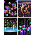 Miniatyrbild 6 av 6: 50 LED Solar Fairy Lights utomhus, 7M färgglada utomhuskristall B