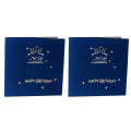 Miniatyrbillede 1 af 5: Happy Birthday Pop Up-kort, Kage Pop Up-papkort, 3D Pop Up