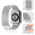 Miniatyrbillede 3 af 5: iWatch urrem, rustfrit stål, justerbar