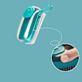 Miniatyrbillede 3 af 5: Hydraulisk rengøringsbørste Automatisk væskepåfyldning Ergonomisk design Multifunktionsskrubbebørste til tøj SkoGrøn