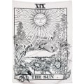 Pikkukuva 2 / 7: Tarot-seinävaate Kuu Tähti Aurinko -seinävaate keskiaikainen Eurooppa