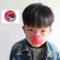 Miniatyrbild 2 av 8: LED Clown Nose Blinkande Röd Näsa Lyser Ren Näsa