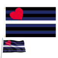 Miniatyrbillede 1 af 6: Læder Pride Flag 3×5 Fod Regnbue Flag, Regnbue Flag