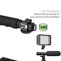Miniatyrbillede 3 af 7: DSLR / Spejlløs / Actionkamera Camcorder Telefon Stabilisator 3-Sh