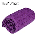 Pikkukuva 2 / 5: Violetti kuuma jooga mattopyyhe - Hiki imeytyvä, liukumaton
