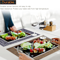 Miniatyrbild 4 av 5: Rektangulära placemats för köksbord och matsal