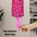Miniatyrbillede 4 af 5: Poseholdere, vægmonteret poseholder i plast, store indkøbsposer