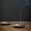 Miniatyrbillede 4 af 8: Lotus Røgelsebrænder - 6 Huller Røgelsesholder, Aromaterapi