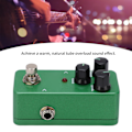 Miniatyrbild 6 av 8: Gitarr Effektpedal OVERDIRVE Mini Enkelt Justerbar Musikinstrument Tillbehör Grön