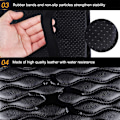 Miniatyrbillede 7 af 8: 1 stk. Auto Center Console Cover Pad Universal Fit til SUV/