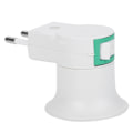 Miniatyrbild 1 av 7: Bärbar glödlampshållare för enkel installation, energibesparande LED-kompatibel sockeladapter med strömbrytare, stöder 360 graders rotation för