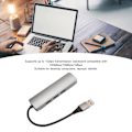 Miniatyrbilde 7 av 8: USB til RJ45 Hub 1Gbps 3 USB 3.0 Plug and Play Aluminium Alloy USB til Ethernet Adapter for Laptop Tablet Desktop