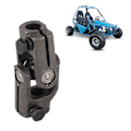 Miniatyrbillede 1 af 8: 22T Dobbelt D Fosfateret Universal Styrebolt U Led 14mm Huldiameter til ATV UTV Go Cart