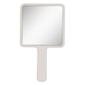 Miniatyrbillede 1 af 5: Fjerfarvet bærbar håndholdt makeup spejl, bærbar gave