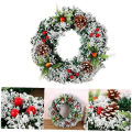 Miniatyrbilde 5 av 5: Håndlaget julekrans i kroneform