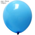 Miniatyrbillede 2 af 5: 100 stk. 10 tommer tykke balloner, latex heliumballoner, til fødselsdag
