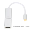 Miniatyrbild 8 av 8: Typ C TILL DP/DP TILL VGA Kaskadkombination Patch Cord Converter Adapter Kabel Tillbehör