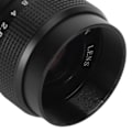 Miniatyrbillede 3 af 8: 25mm F1.4 CCTV-objektiv - Klar og effektiv lysledning - C-mount-kamerobjektiv til bar, butik, parkeringsplads, hus, lager - Sort