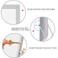 Miniatyrbilde 3 av 7: Liten tørrslettbar whiteboard, magnetisk skrivebord whiteboard 10\" x