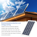 Miniatyrbild 6 av 8: Solenergisystem för utomhusbruk, 12V solpanel för nödbelysning solförsörjning med bärbar solcellsladdare