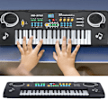Miniatyrbild 7 av 8: Elektroniskt Minipiano för Barn 37 Tangenter Bärbar Multifunktionell Keyboard för Barninlärning