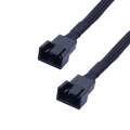 Pikkukuva 4 / 7: Gebildet 10 kpl 4-pin PWM-tuulettimen jatkokaapeliliitin Koteloitu punotut hihat Jatkokaapeli Tuuletin Uros naaras (26,5 cm)