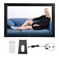 Miniatyrbild 2 av 8: 17 tums LED Digital Fotoram Multifunktionell Videospelare Smart Bildram med IR Fjärrkontroll 100‑240V HK17D EU-kontakt