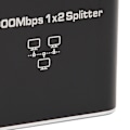 Miniatyrbillede 3 af 8: 1000 Mbps Ethernet-kabelsplitter 1 til 2 Kompatibel med Cat5 Cat5e Cat6 Cat7 To enheder deler RJ45 netværkssplitter