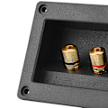 Miniatyrbillede 3 af 8: Akustiske komponenter til HiFi-højttaler 2 kobberbindingspolterminal kabelforbindelsesboks skal