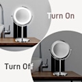Miniatyrbilde 4 av 8: Lighted Makeup Mirror, 10x Magnifying Double Sided LED Vanity
