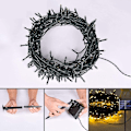 Miniatyrbilde 4 av 5: 72ft 200 LED Solar String Lights med 8 moduser for hage, gård,