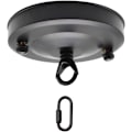 Miniatyrbilde 1 av 5: Takrosett med tilbehør, 1 ledningshull takbaldakin, takplatekrok for oppheng av taklamper