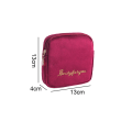 Miniatyrbilde 2 av 5: 2 stk. Tampon oppbevaringspose Plysjstoff oppbevaringspose