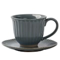Miniatyrbilde 1 av 5: 160 ml retro blomster latte med brett Enkelt europeisk håndvasket kaffekopp