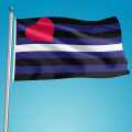 Miniatyrbillede 3 af 6: Læder Pride Flag 3×5 Fod Regnbue Flag, Regnbue Flag