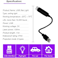 Miniatyrbilde 2 av 7: USB-nattlys, stjerneprojektor nattlys, justerbar