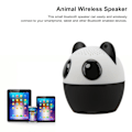Miniatyrbillede 8 af 8: Pet Mini Bluetooth Højttaler Sød Dyr Trådløs Højttaler med Selfie Funktion til Børn Panda