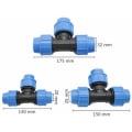 Pikkukuva 2 / 5: 20mm puutarhaletkun liitin PE T-liitin ulkohalkaisija 20mm