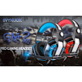 Miniatyrbillede 8 af 9: Pro Gaming Headset til PC PS4 Xbox One med Mic Over-Ear hovedtelefoner til bærbar computerspil med støjreducerende stereo 50 mm driverhukommelse