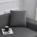 Miniatyrbillede 2 af 5: Vandtæt Sofaovertræk L-formet Sofaovertræk Komfortabelt Strækbart Stof (Sort, 145x185)