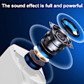 Miniatyrbillede 6 af 8: Kablet desktop laptop subwoofer