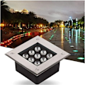 Miniatyrbild 1 av 5: Utomhus kvadratisk LED infälld spotlight utomhus markbelysning IP67