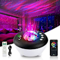 Miniatyrbild 1 av 5: Nattlampa för barn, stjärnhimmel WiFi Bluetooth LED-projektor,