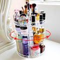 Miniatyrbillede 4 af 6: Roterende Makeup Organiser, Roterende 360 Grader Krystal