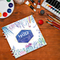 Miniatyrbillede 6 af 6: Blank Paper notebook Journal, 20 sider Hardcover Notebook
